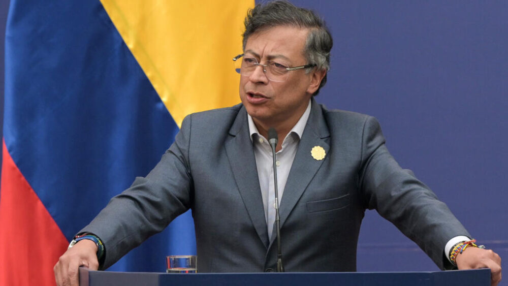 El presidente de Colombia, Gustavo Petro, el 21 de julio de 2025 en una cumbre en Santiago de Chile