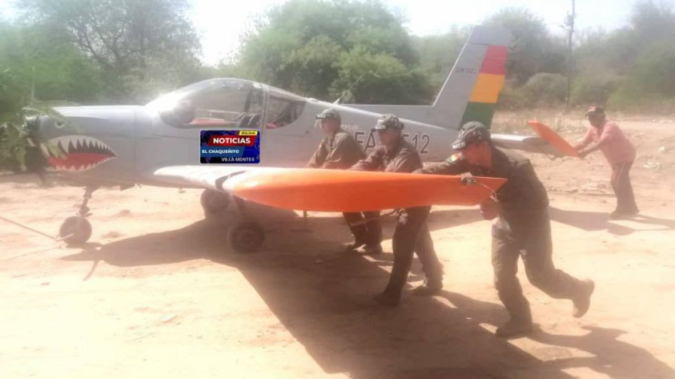 Una avioneta de la Fuerza Aérea aterriza de emergencia en una comunidad weenhayek 