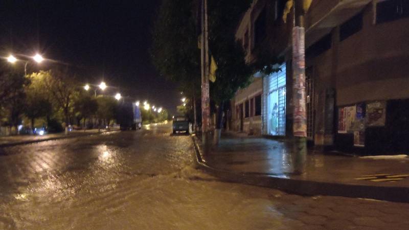 Inundación en Oruro. Inundación en Oruro.