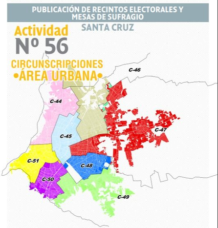 Tiene el padrón más grande del país: más de 2 millones de personas sufragarán en Santa Cruz