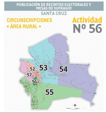 Tiene el padrón más grande del país: más de 2 millones de personas sufragarán en Santa Cruz