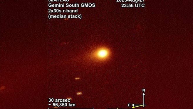 La última fotografía oficial del ATLAS se remonta al 27 de agosto de 2025