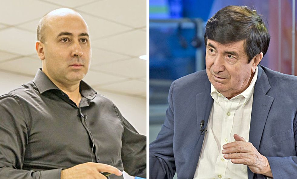 ENFRENTADOS. El argentino y el ecuatoriano, los dos asesores, uno del PDC y otro de Libre, que batallaron en las elecciones bolivianas.