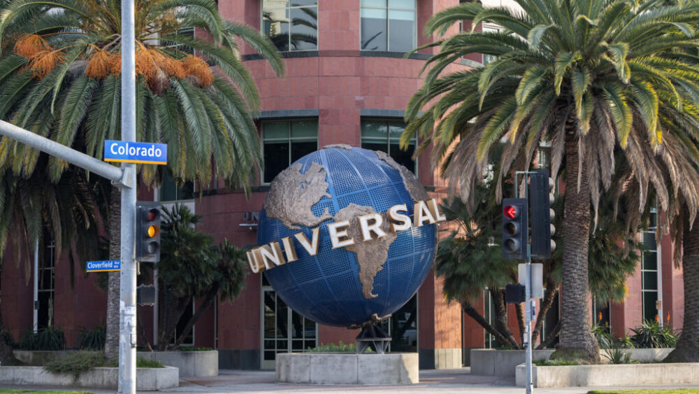 La sede de la compñaía Universal Music Group (UMG), en Santa Mónica (California, EEUU), en una imagen del 9 de febrero de 2021