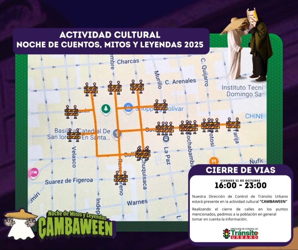 ¡A tomar en cuenta! El viernes las calles del centro cruceño cerrarán por actividad cultural- ¡A tomar en cuenta! El viernes las calles del centro cruceño cerrarán por actividad cultural