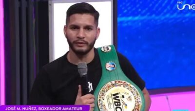 “Esta vez traeré el cinturón”: José María Núñez quiere conquistar el boxeo en México