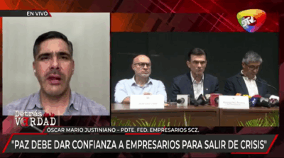 Empresarios cruceños esperan que el encuentro convocado por Paz se plasme en acciones para salir de la recesión