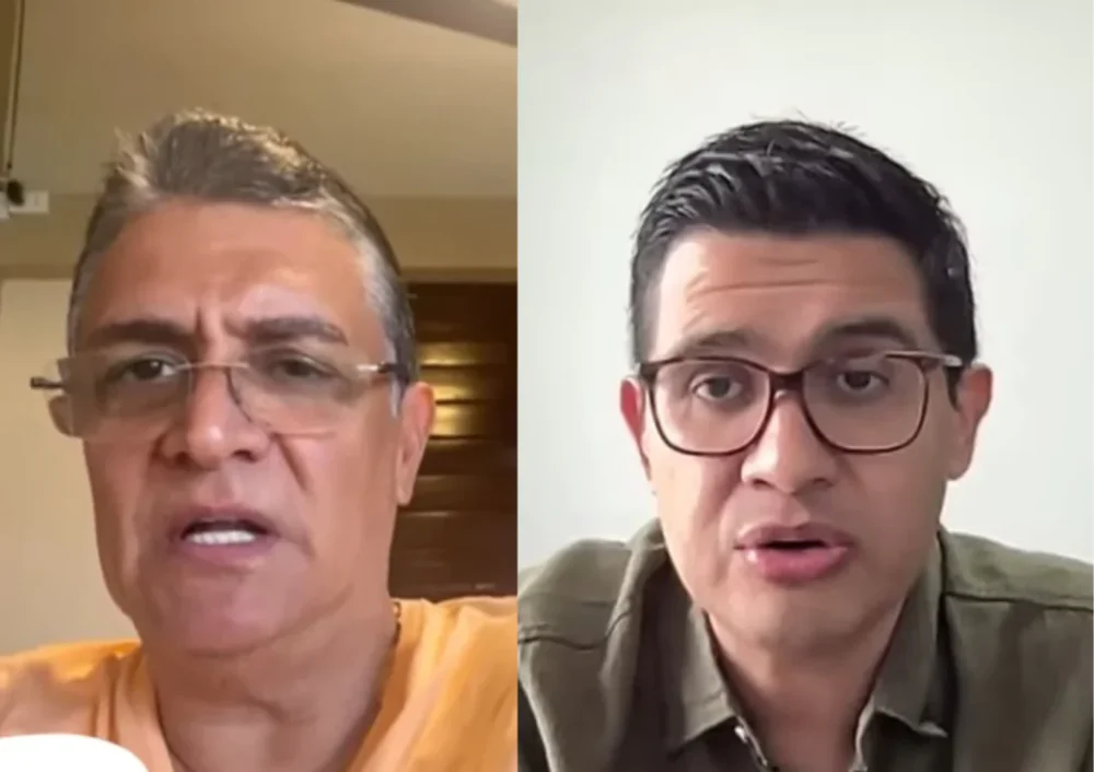 El senador electo de la alianza Libertad y Democracia (Libre) Ernesto Suárez y el analista político Vladimir Peña en entrevista con La Razón Radio.