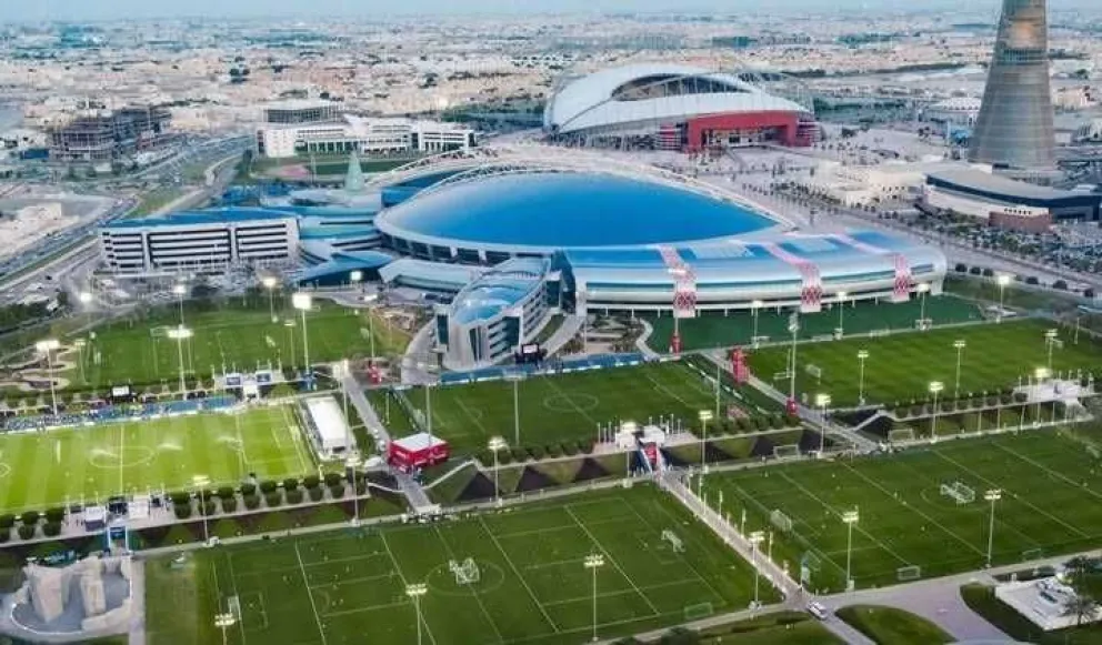 Una vista panorámica del moderno complejo Aspire Zone, situado en Al Rayyan. Foto: FIFA