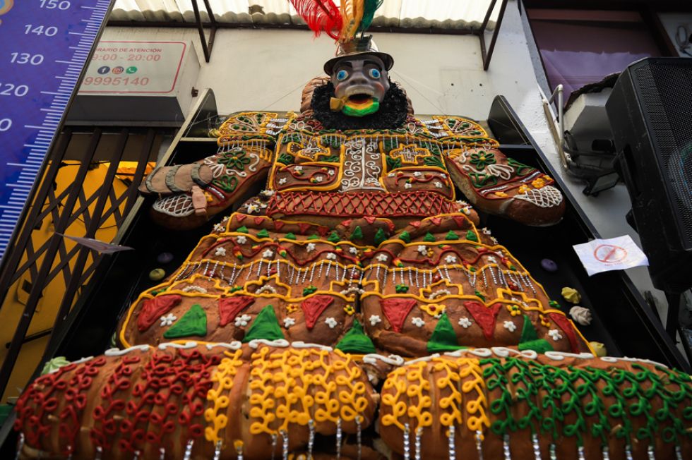 La t’antawawa más grande de Bolivia. 