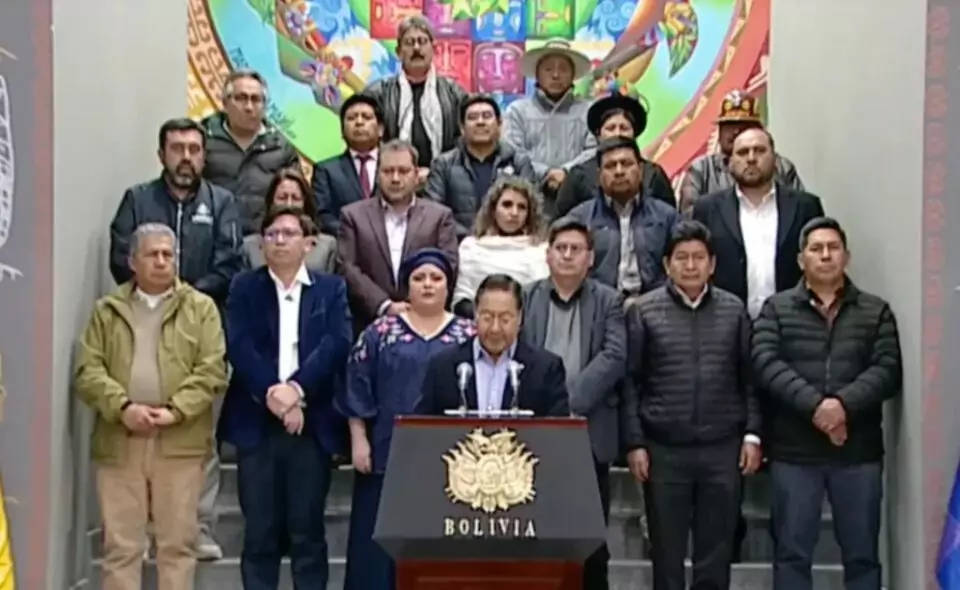 Ministros renunciarán el 5 de noviembre, en el último gabinete de Arce