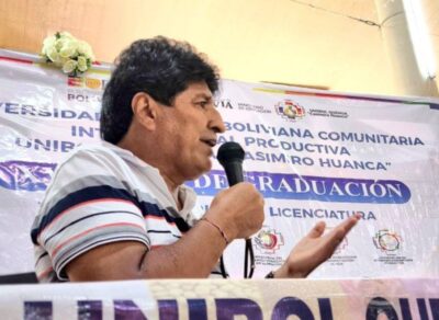 Añez: ‘(Evo Morales) es un cobarde, porque no da la cara, se esconde y se ha atrincherado en el Chapare’