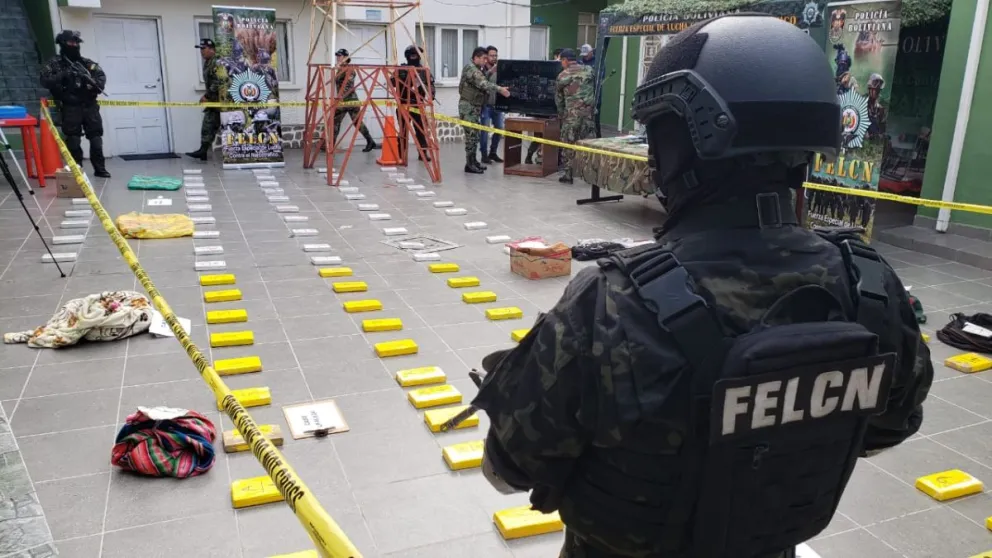 Un operativo anterior de la Felcn. Foto: Felcn