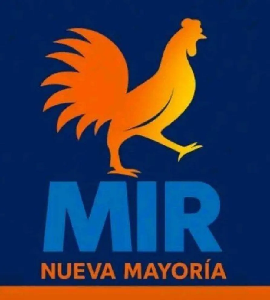 Sigla del Movimiento de Izquierda Revolucionaria (MIR). Foto: RRSS