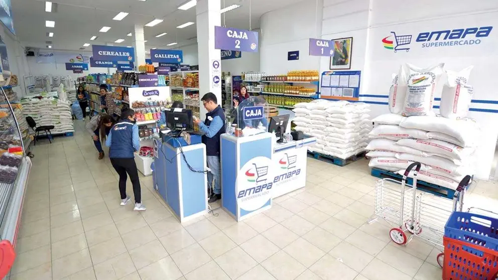 Una de las agencias de Emapa./ ABI