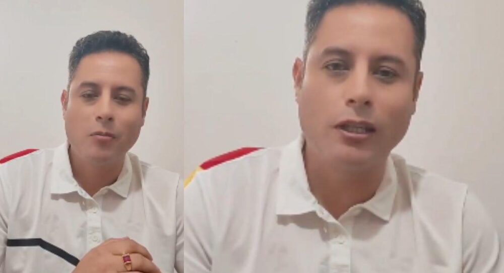 Edman Lara arremetió de nuevo contra el presidente, Rodrigo Paz Pereira. Foto: TikTok Captura video.