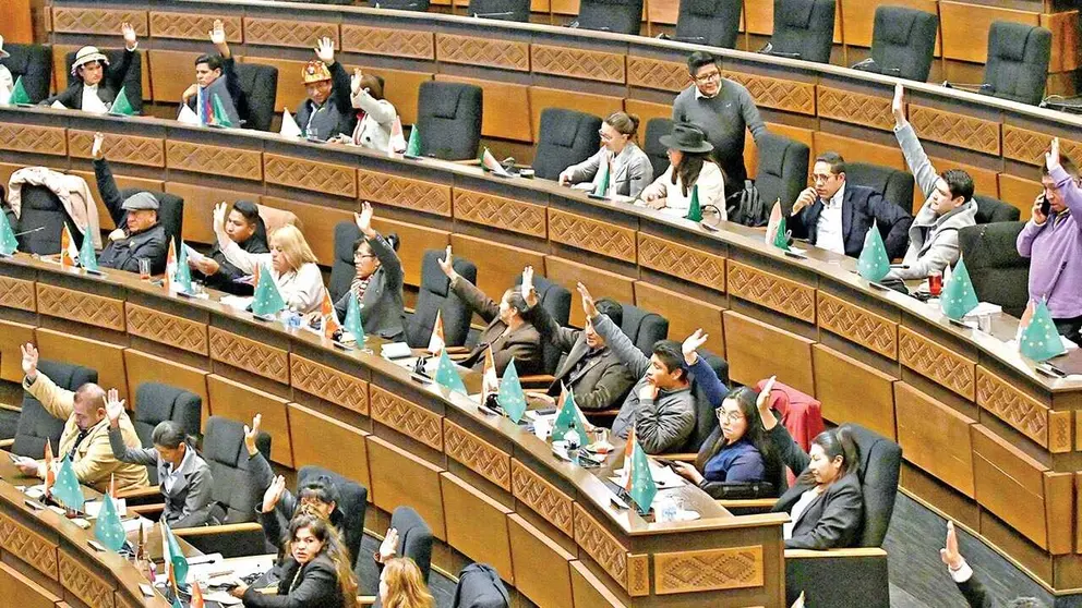 Una sesión de la Cámara de Diputados./ APG