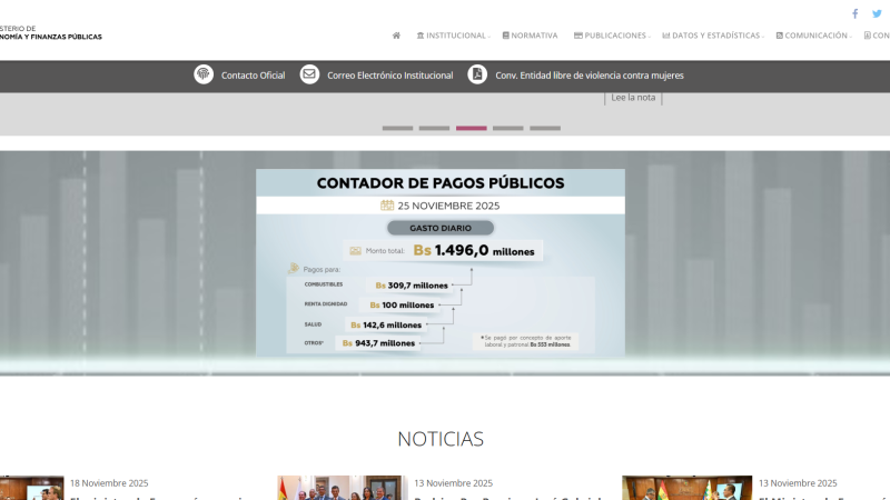 Contador de Gastos Públicos Contador de Gastos Públicos