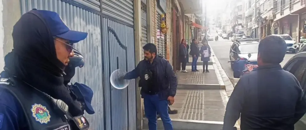 Allanamiento de la morada de Rubén Ríos. FOTO: Captura de video de Unitel