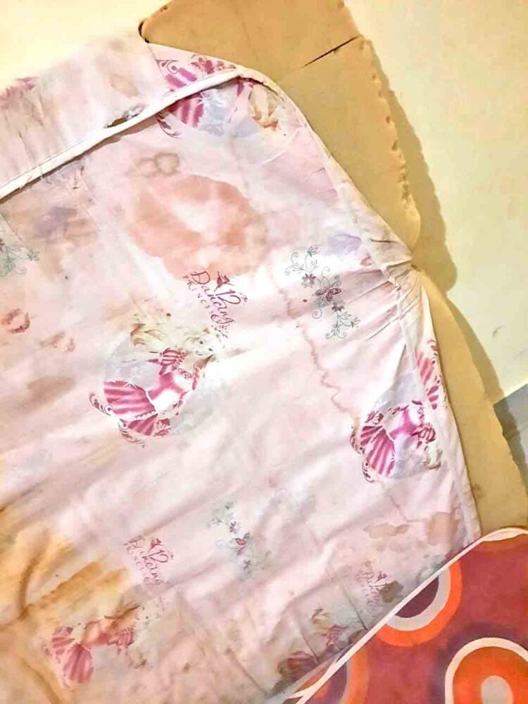 INFRAESTRUCTURA. En las imágenes se observa la precariedad de la infraestructura y los materiales que usan los estudiantes en el internado.