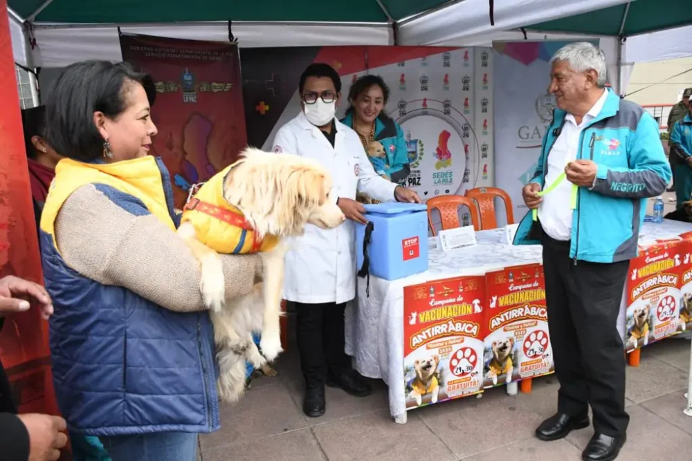 Más de un millar de brigadas de vacunación fueron desplegadas en La Paz. Foto: GAMLP.