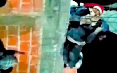 Falso Papá Noel casi es linchado por turba de vecinos en Villazón
