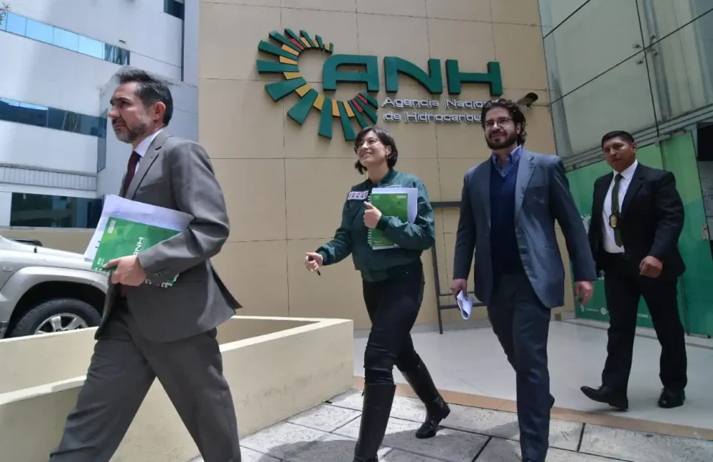 Una intervención en oficinas de la ANH. Foto: APG.