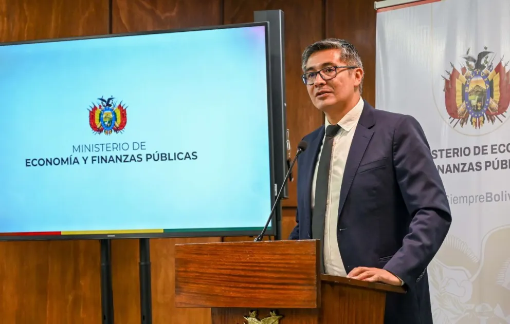 El ministro de Economía y Finanzas Públicas, José Gabriel Espinoza. FOTO: Ministerio de Economía