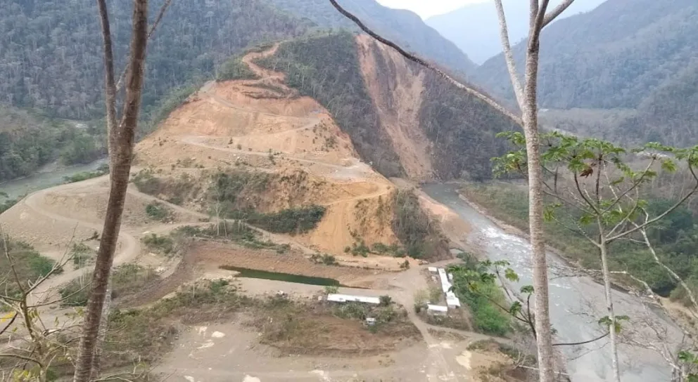 Actividad Minera en el río Tuichi. FOTO: Sernap