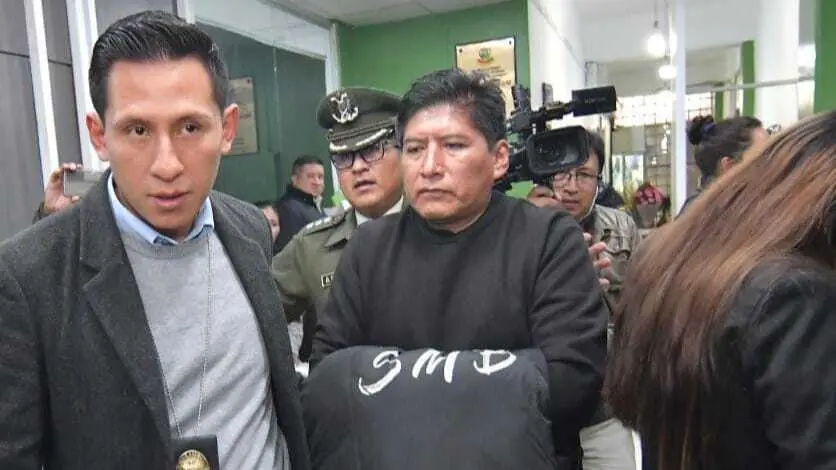 El dirigente de la Confederación Nacional de Panificadores de Bolivia (Conapabol), Rubén Ríos. APG