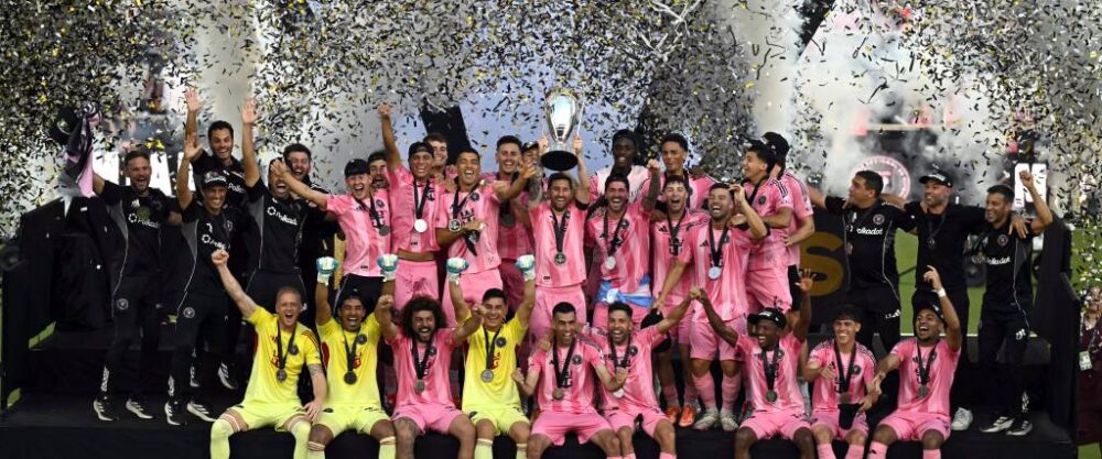 Inter Miami celebra su conquista en la MLS Inter Miami celebra su conquista en la MLS