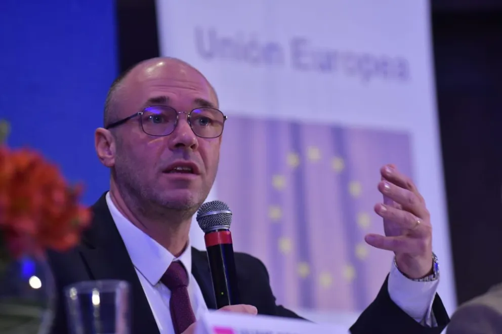 Davor Ivo Stier, jefe de la misión electoral de la UE. Foto: APG