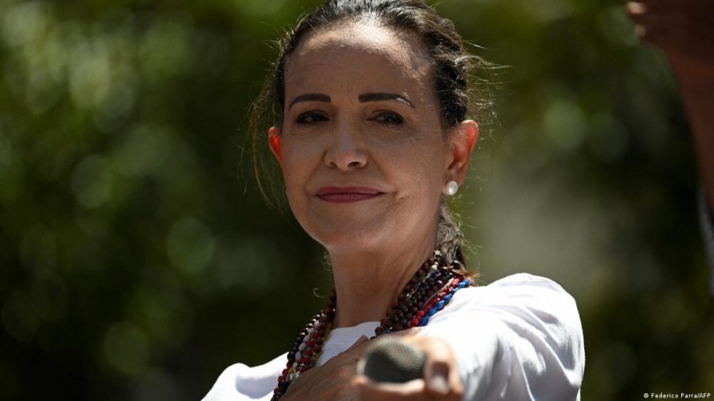 María Corina Machado en Caracas, en 2024. María Corina Machado en Caracas, en 2024.