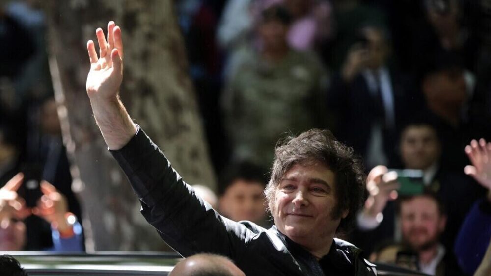 El presidente argentino Javier Milei, el 26 de octubre de 2025.