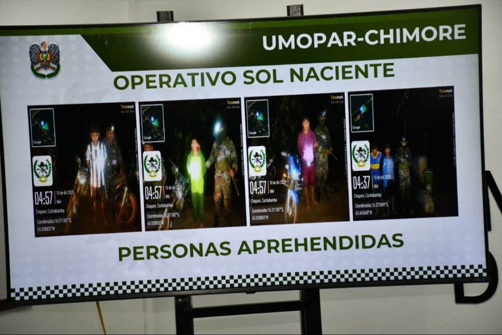 El Gobierno advierte que no habrá “zonas liberadas” para el narco tras destrucción de 10 factorías en Villa Tunari- El Gobierno advierte que no habrá “zonas liberadas” para el narco tras destrucción de 10 factorías en Villa Tunari