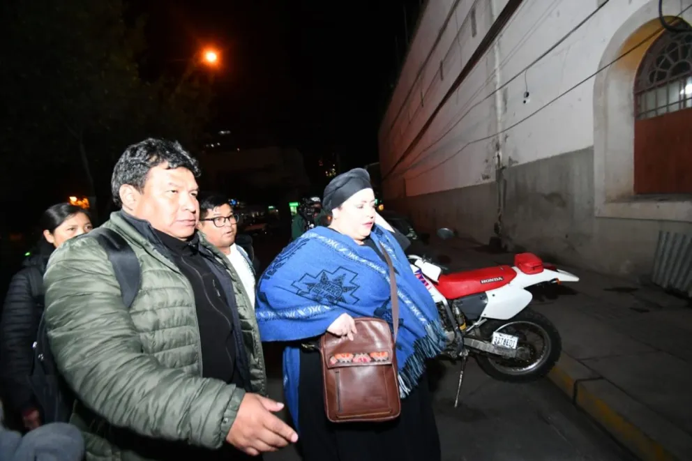 Prada llega al penal de San Pedro. FOTO: APG