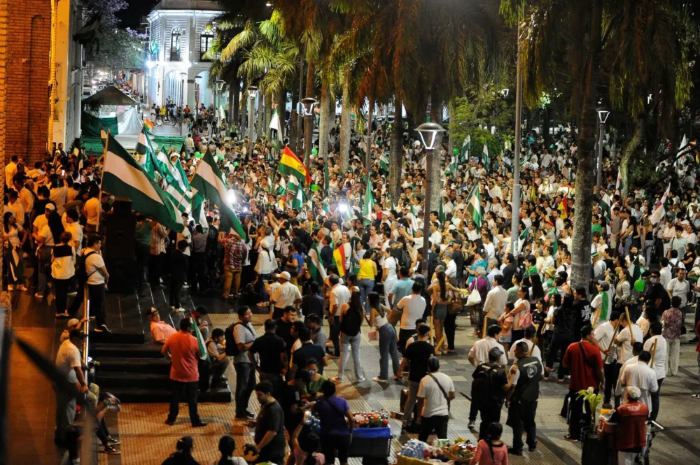Un cabildp en Santa Cruz, la principal región que exige federalismo.
Foto: CPSC