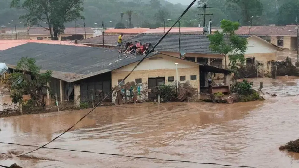 Una imagen que da cuenta de la gravedad de las inundaciones en DIARIO DIGITAL EL TORNO