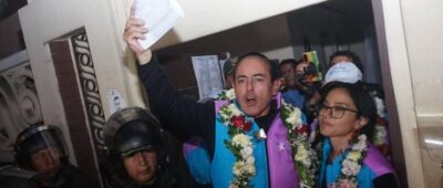 César Dockweiler logra inscribir la alianza Innovación Humana para buscar la Alcaldía de La Paz