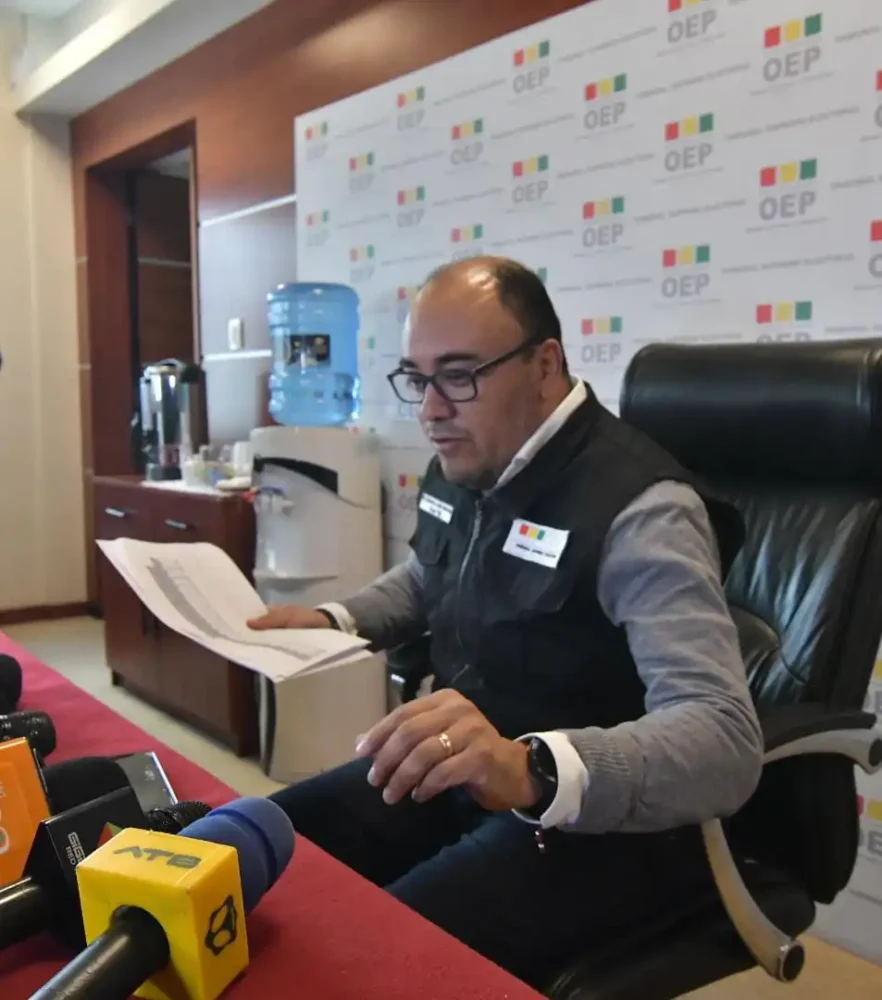 El presidente del TSE, Gustavo Ávila.
Foto: APG