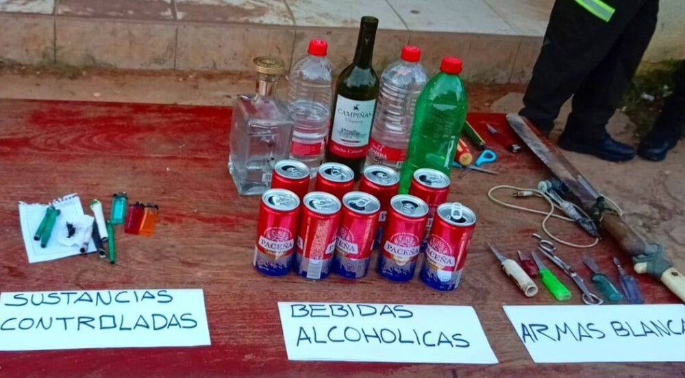 Frustran festejo de reclusos en la cárcel de Pando tras una requisa sorpresa- Frustran festejo de reclusos en la cárcel de Pando tras una requisa sorpresa