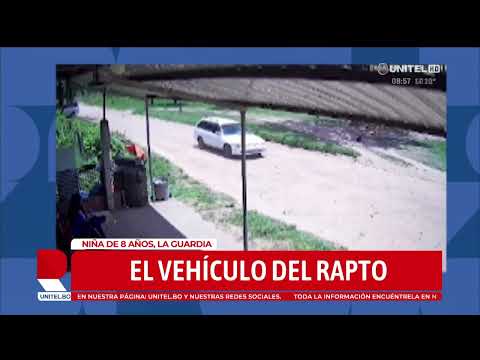 Video muestra el vehículo en el que se sospecha fue raptada una niña de ocho años