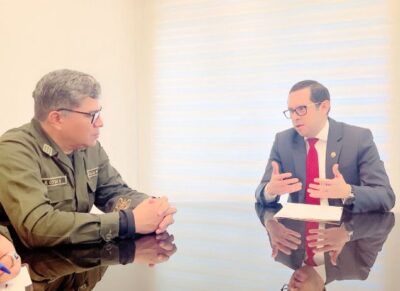 Fiscal departamental y nuevo comandante de la Policía de Chuquisaca definen mecanismos para reforzar la lucha contra la criminalidad