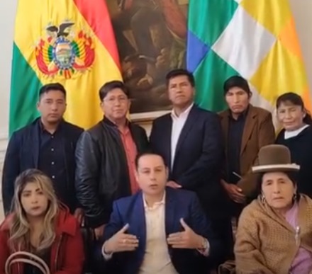 Lara anuncia el envío de un proyecto de ley para frenar el DS 5503 y pide apoyo de las bancadas