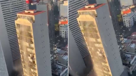 Los asombrosos videos que dejó el poderoso sismo que sacudió a México este 2 de enero