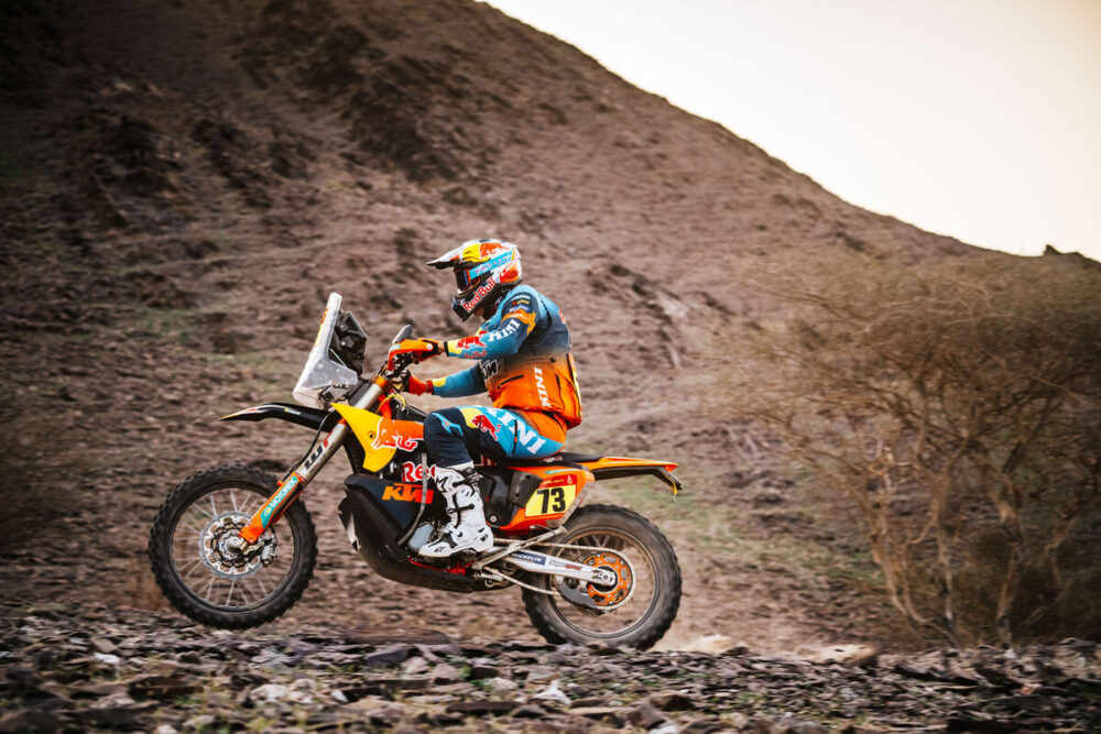 Edgar Canet, en acción durante la etapa 3 Dakar 2026