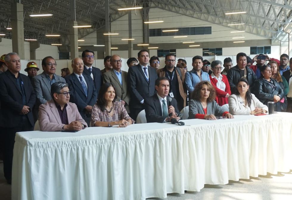 La inauguración de las mesas técnicas en La Paz.