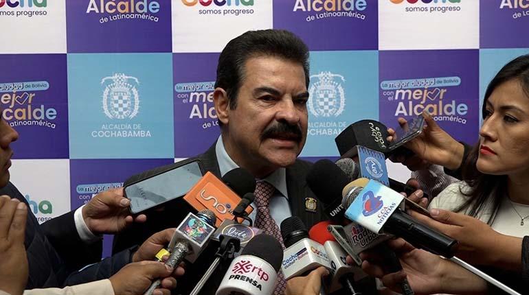 El alcalde Manfred Reyes Villa. | Los Tiempos