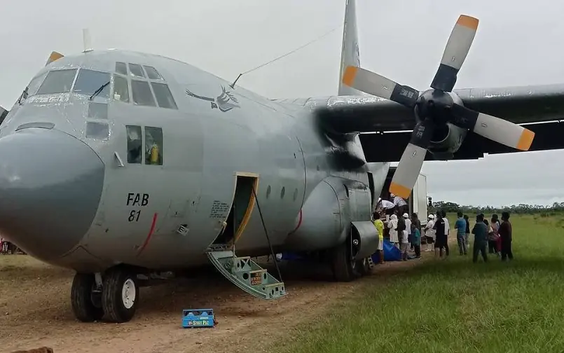 El avión Hércules de la FAB llegó a San Borja/Vocesde mi tierra