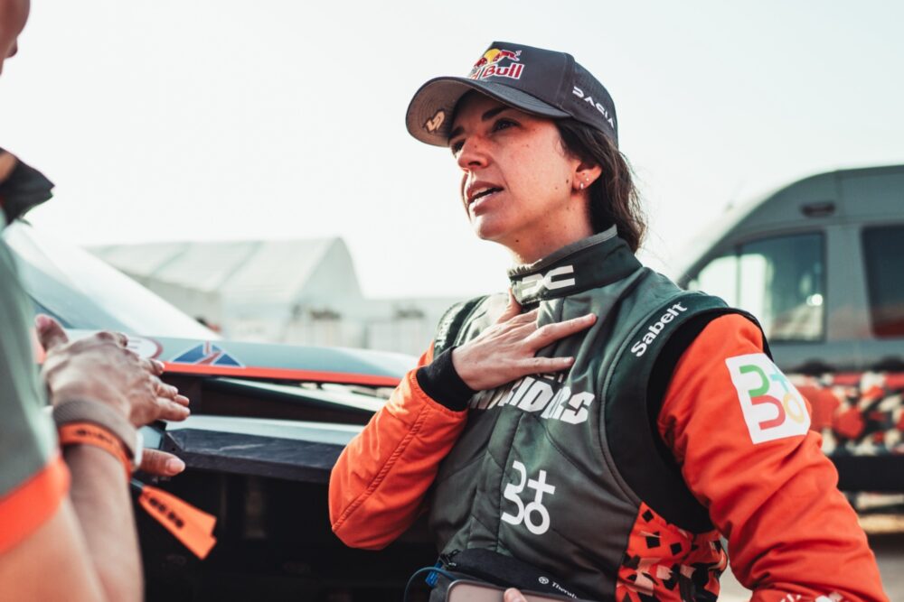 Cristina Gutiérrez estaba haciendo un grandísimo Dakar